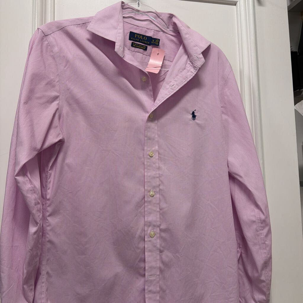 Pink Stripe Cotton Shirt