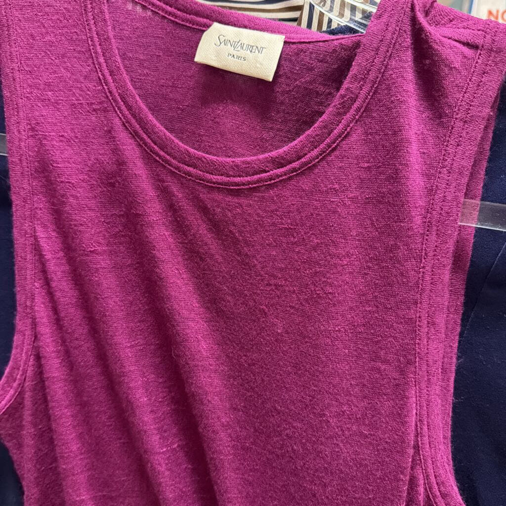 Purple Cashmere Logo Tee (NWT)