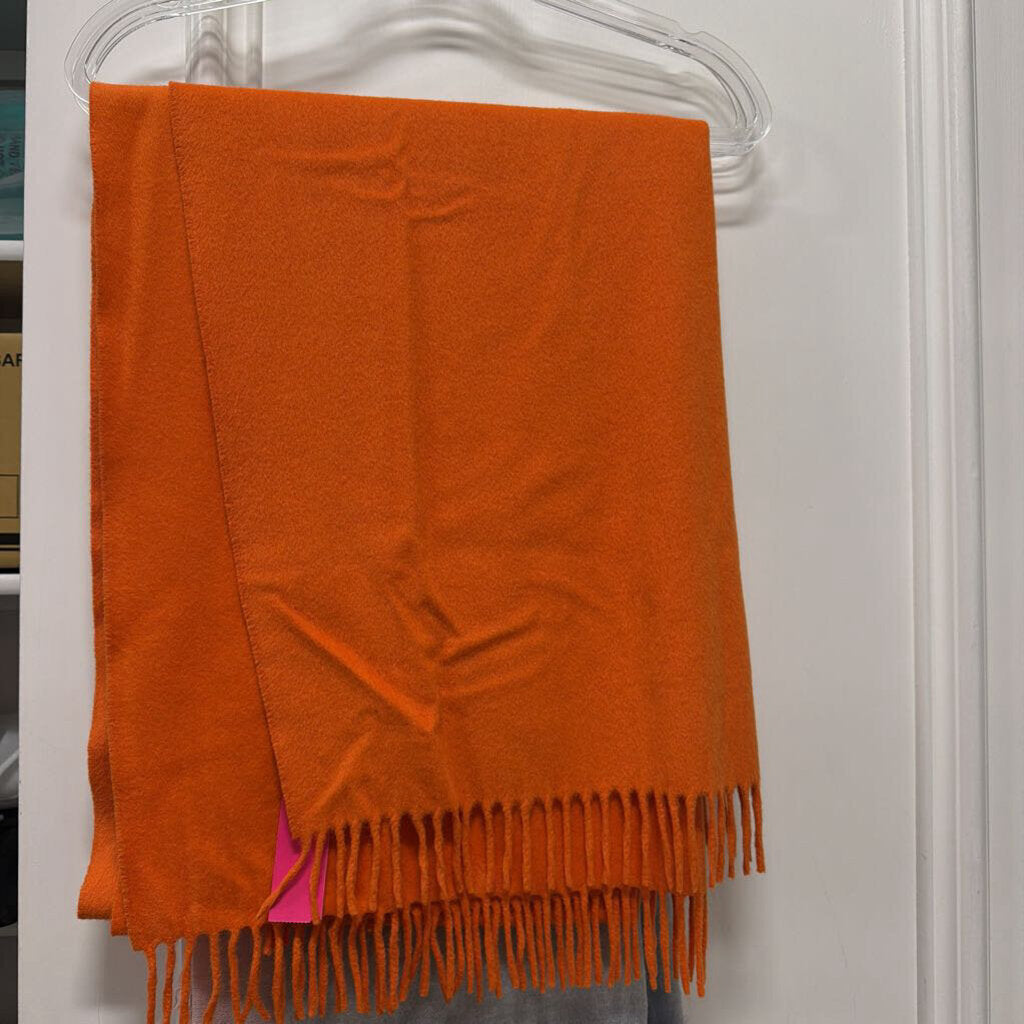 Piacenza Orange Cashmere Scarf
