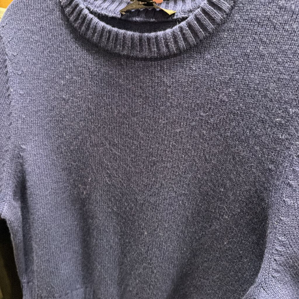Blue Wool/Cashmere SS Sweater (NWT)