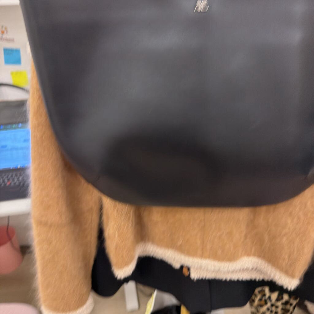 Courreges Black Grained leather Holy Tote bag