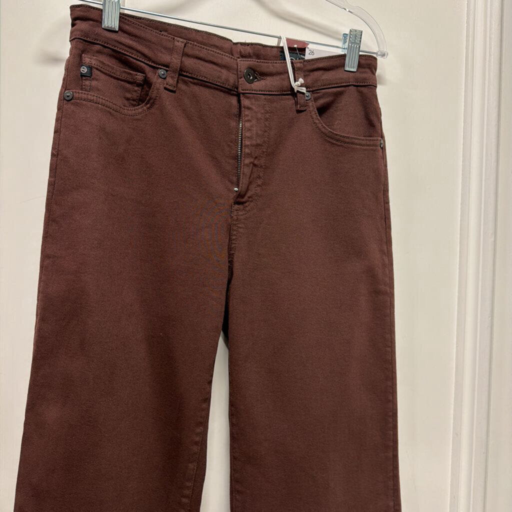 Brown Denim Wide Leg Jean (NWT)
