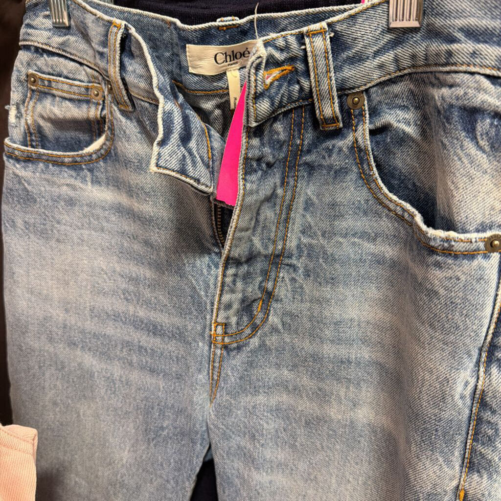 Blue Mixed Denim Jean
