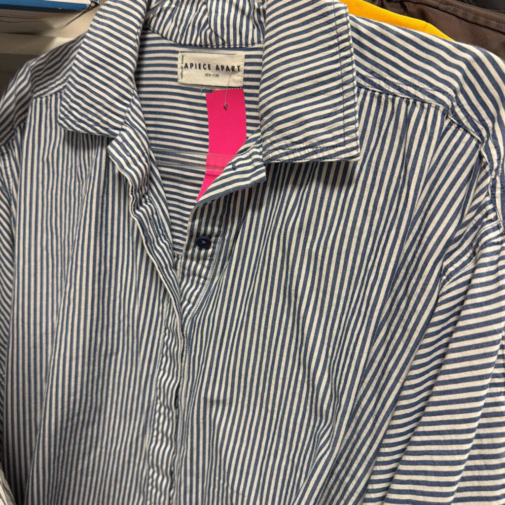 Blue Stripe Cotton Shirt