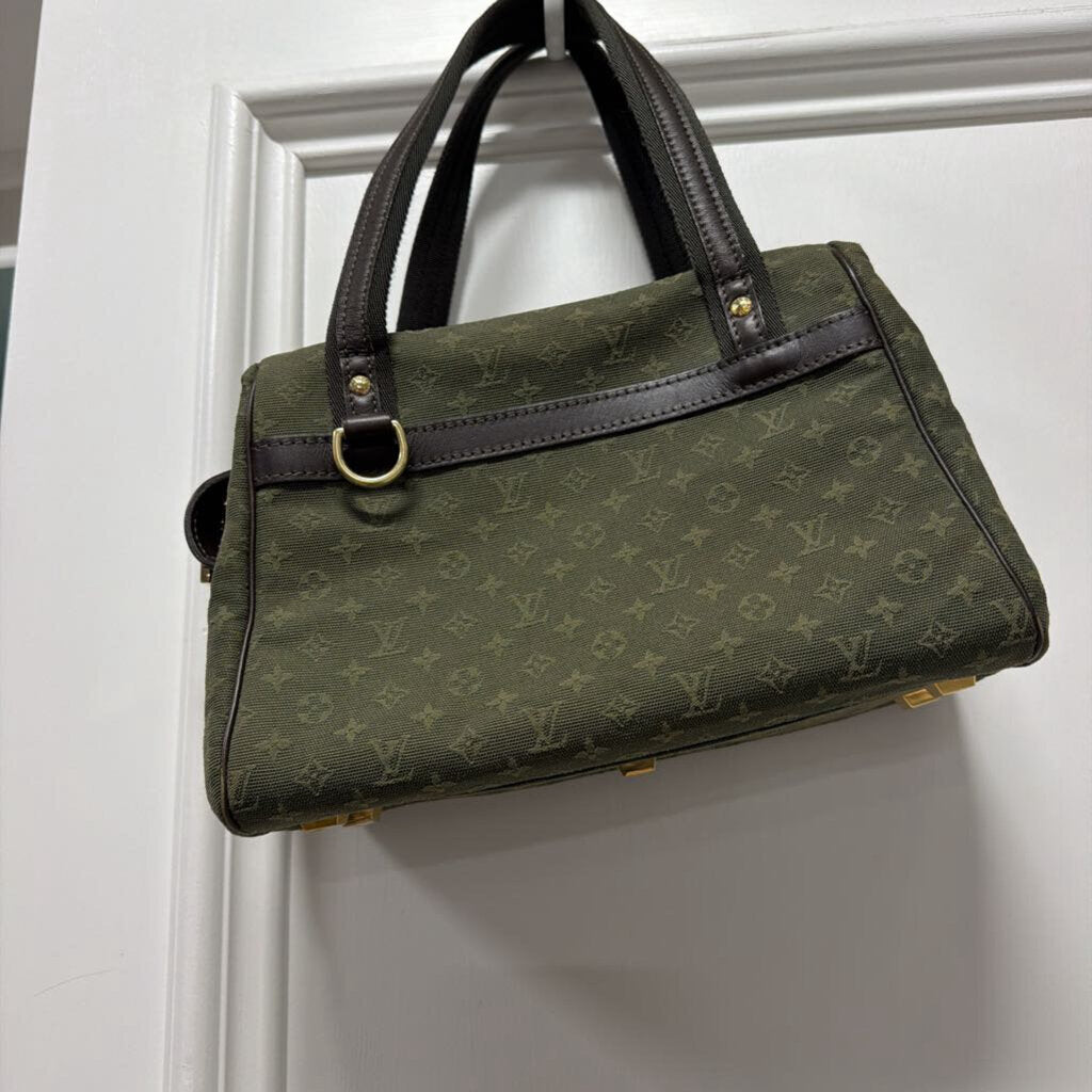 Green Canvas Mini Lin Lucille PM