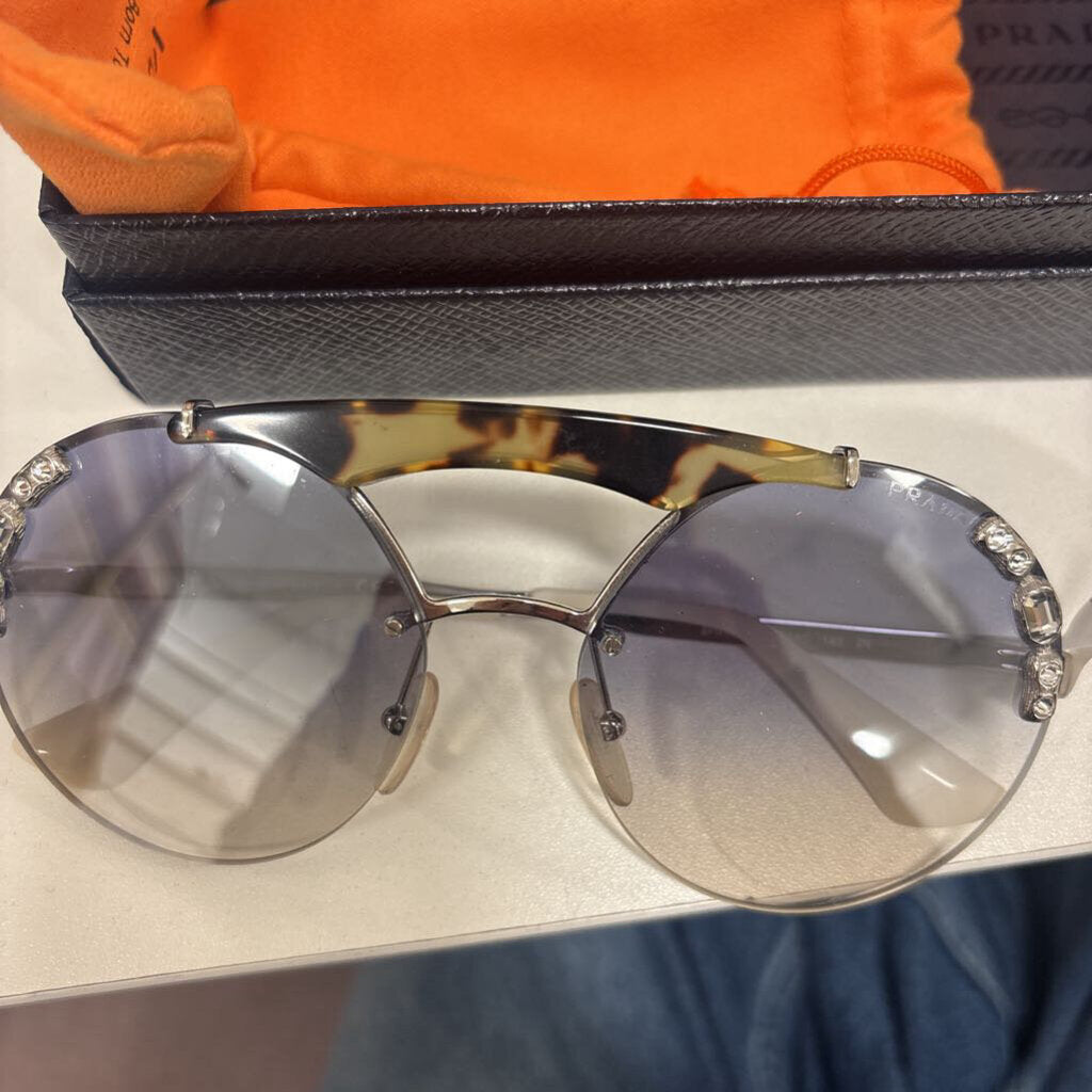 Circle Crystal Sunglass (Box)