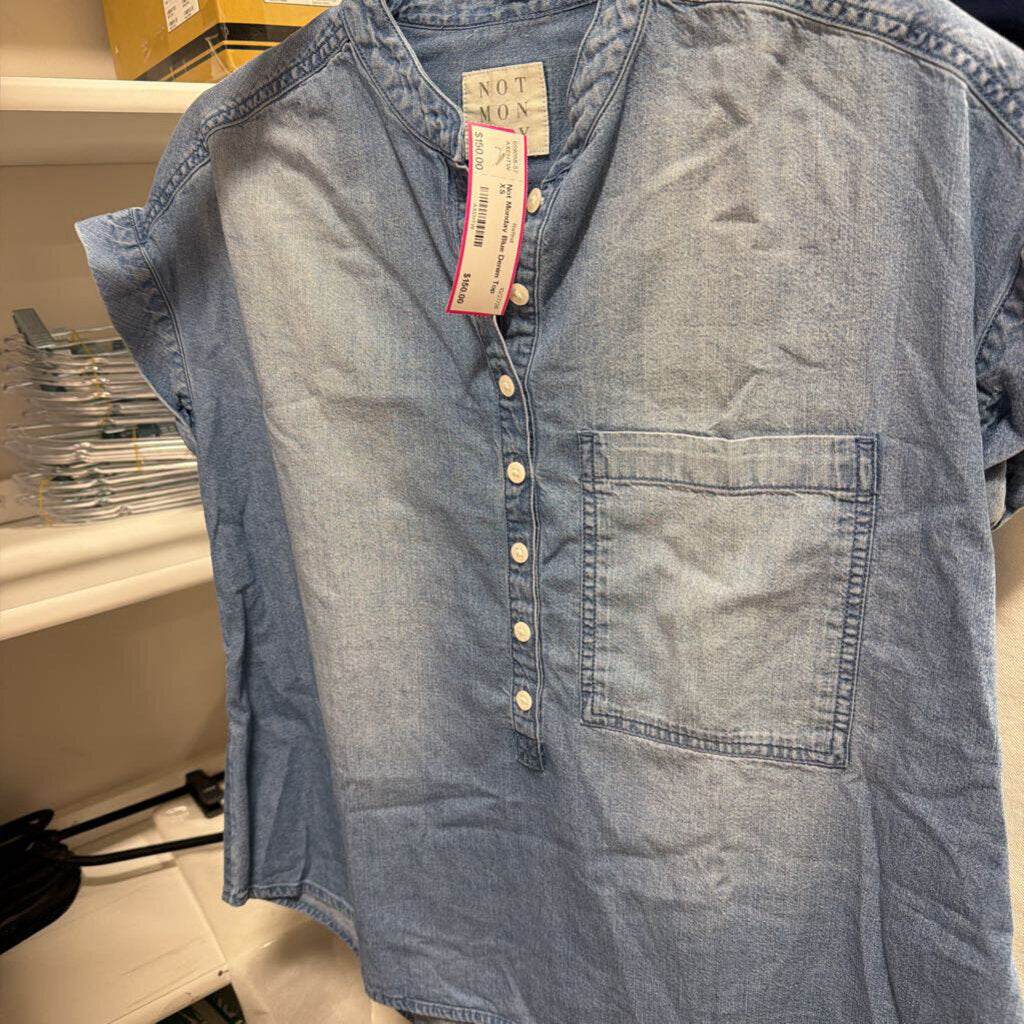 Blue Denim Top