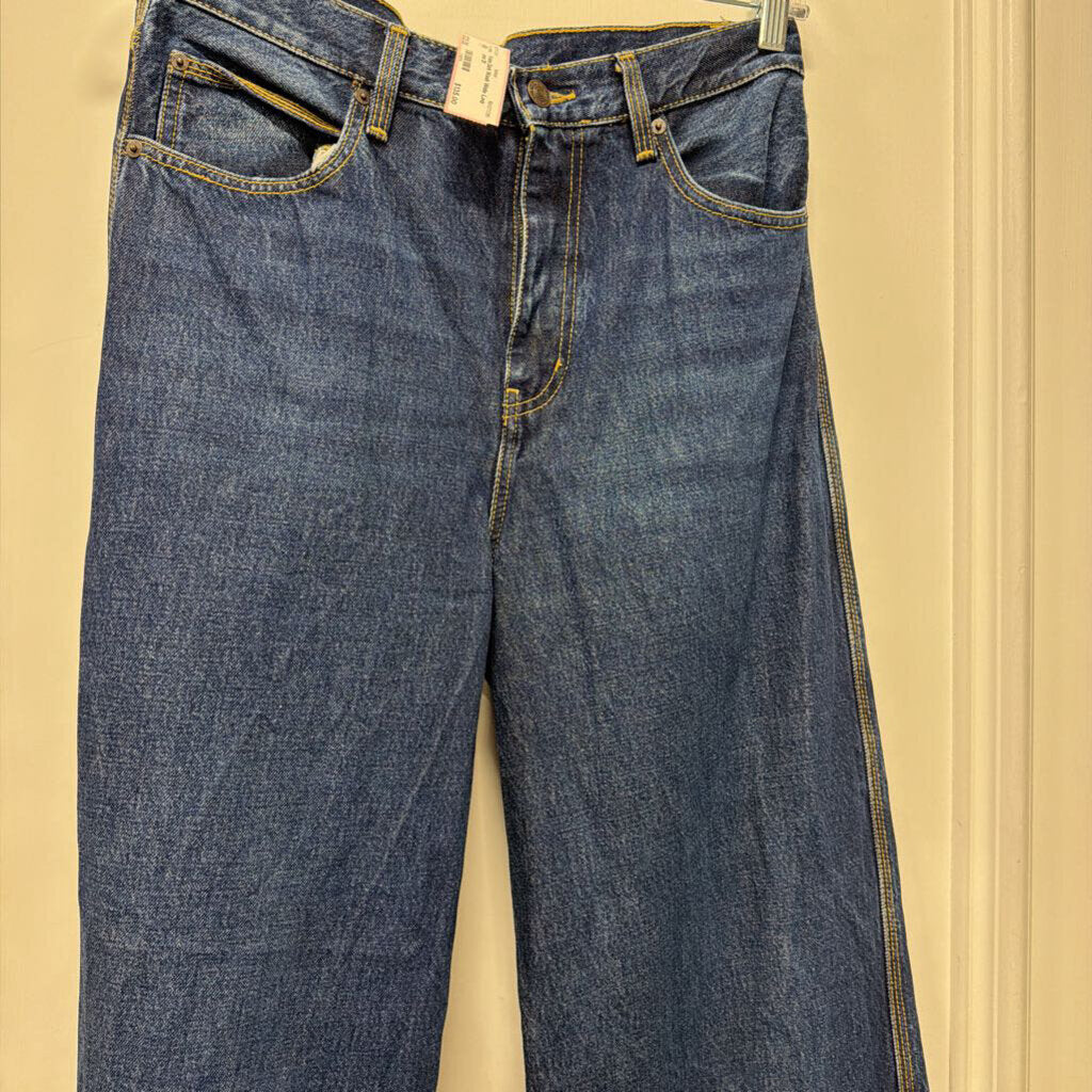 Dark Wash Wide Leg Jean