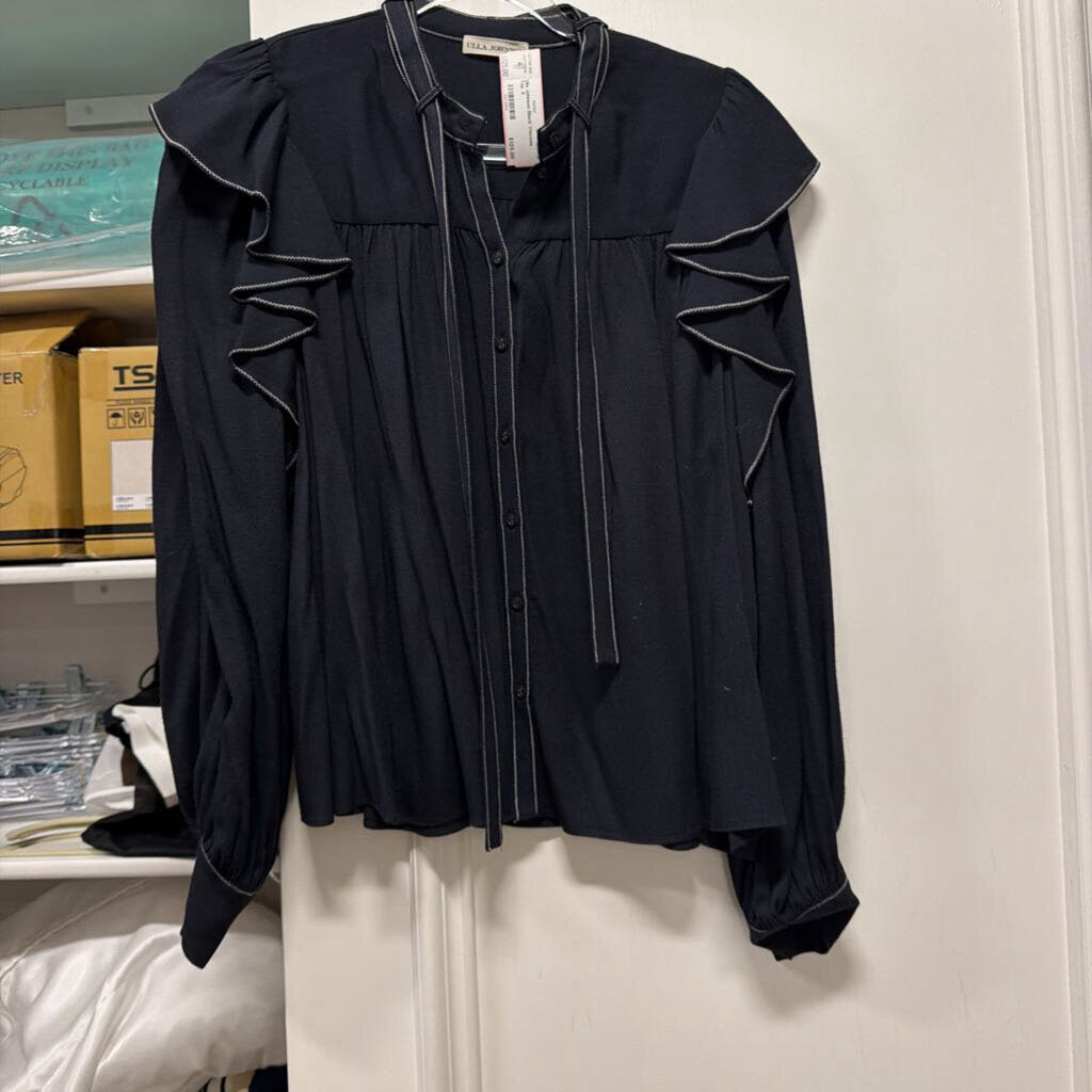 Black Viscose Top