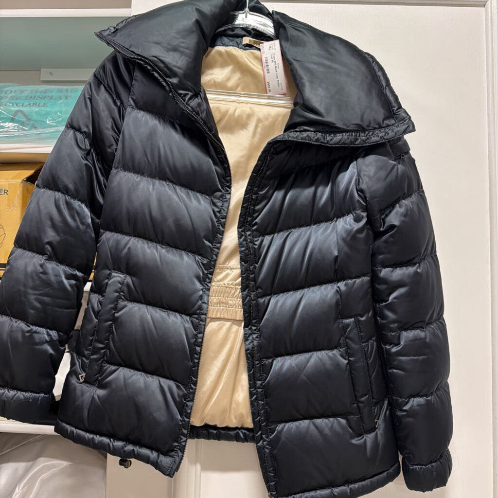 2010 Black Logo Puffer Coat
