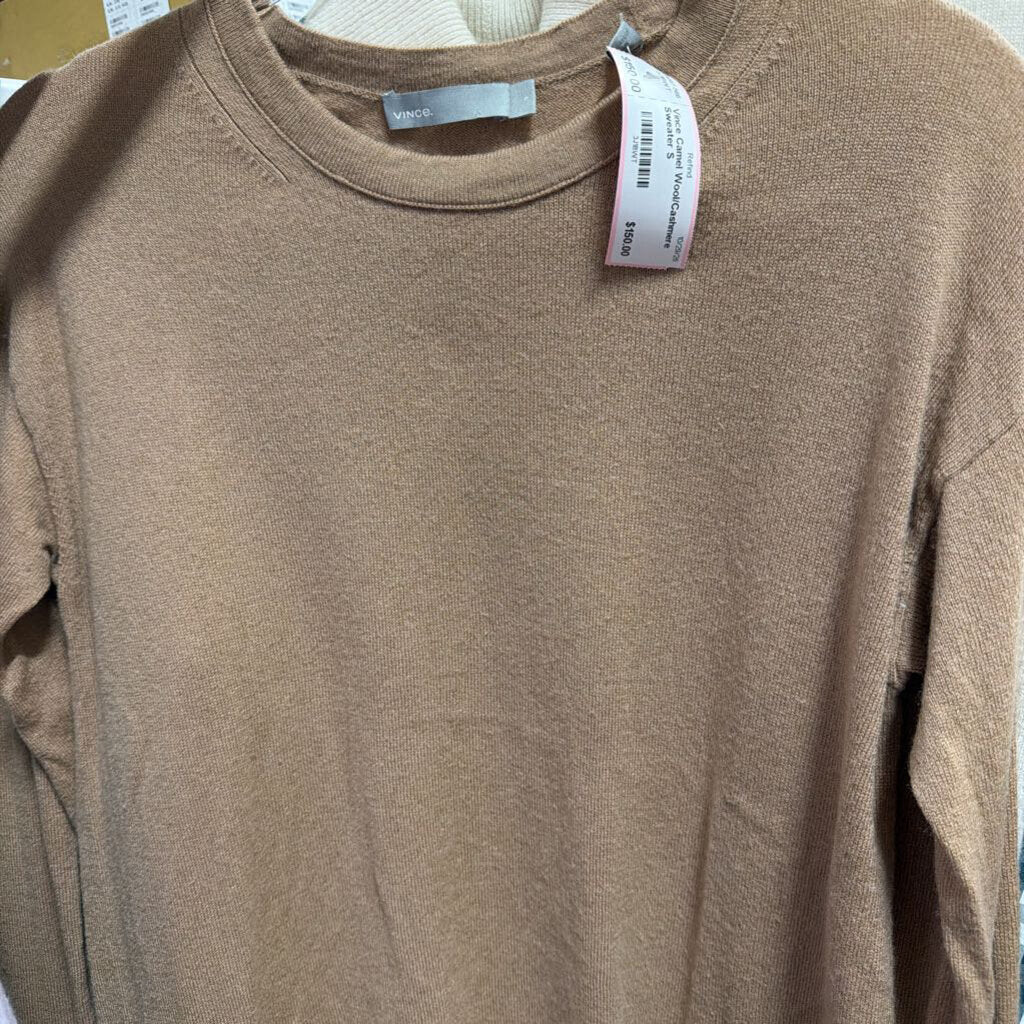 Camel Wool/Cashmere Sweater