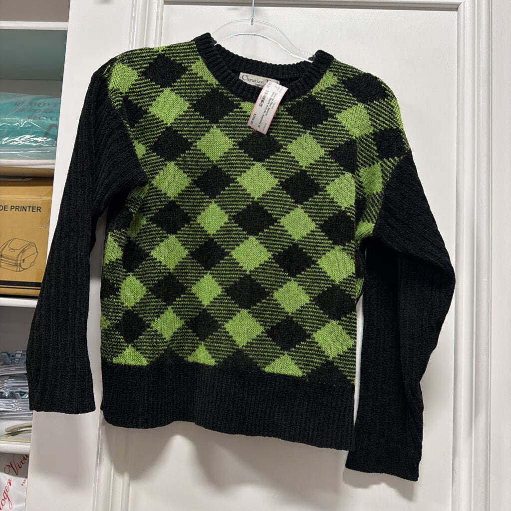 Green/Black Acrylic Sweater