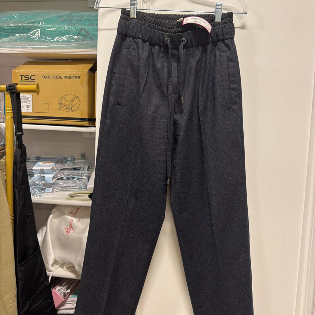 Charcoal Grey Wool Pants