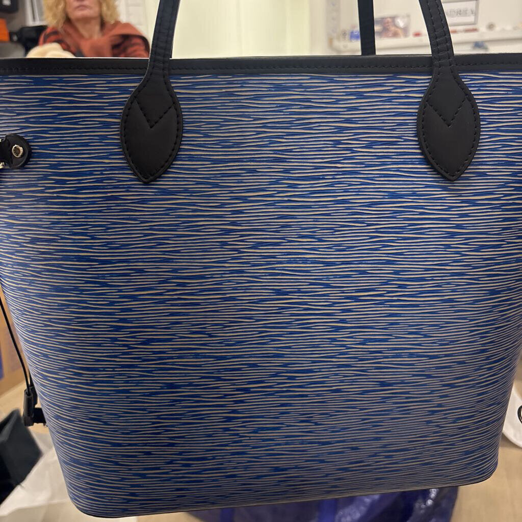 Blue Epi Neverfull Tote