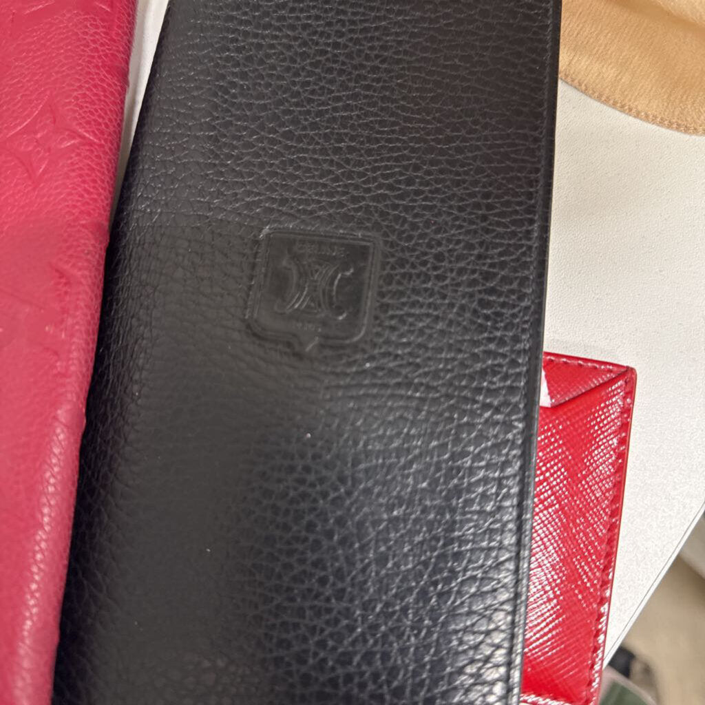 Black Leather Triomphe Wallet