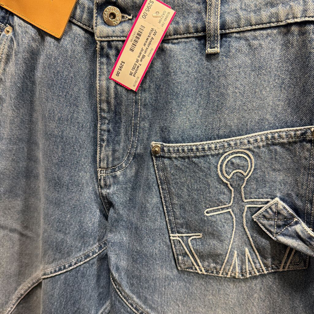 Blue Twisted Workwear Jeans (R.835)