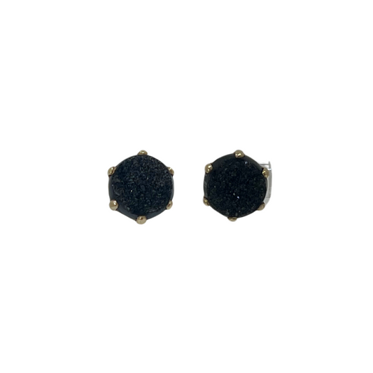 Jamie Joseph Black Rutilated Quartz Stud Earrings