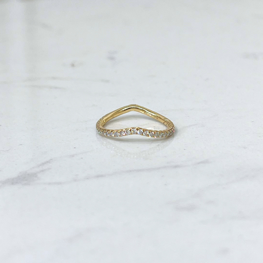 David Yurman Thin Diamond Band