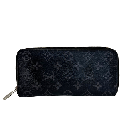 Louis Vuitton Black Monogram Eclipse Zip Around Wallet