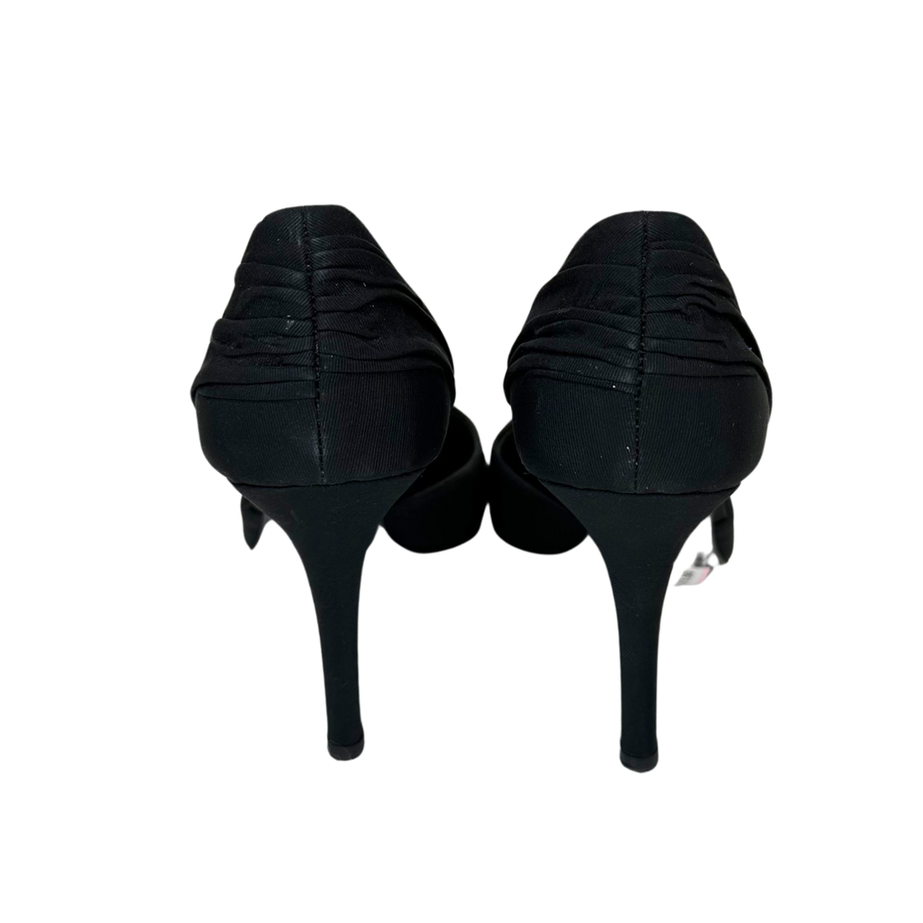 Prada Black Knot Pumps, 38.5