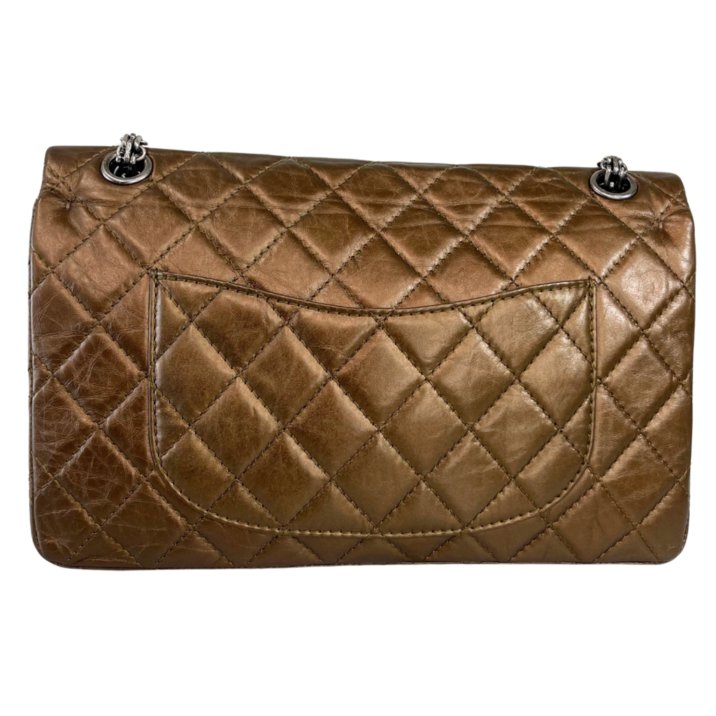 Chanel Metallic Brown Medium Reissue Flap