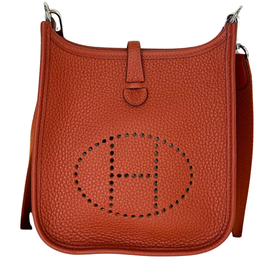 Hermes Tomato Clemence Evelyn TPM 17 Crossbody