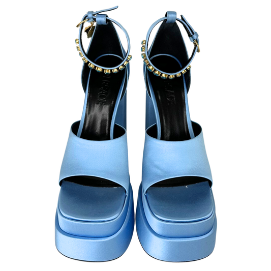 Light Blue Platform Sandals, 40