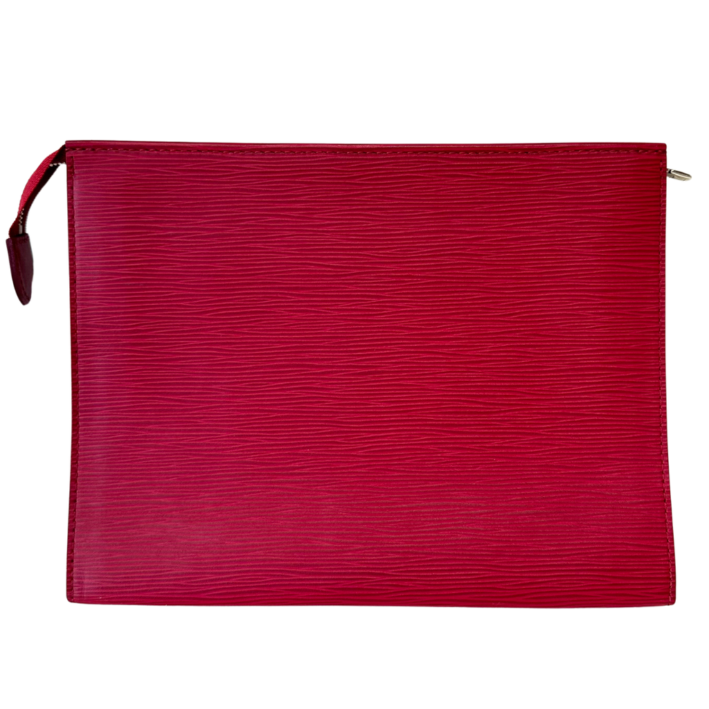 Louis Vuitton Magenta Epi Leather 26 Toiletry Pouch