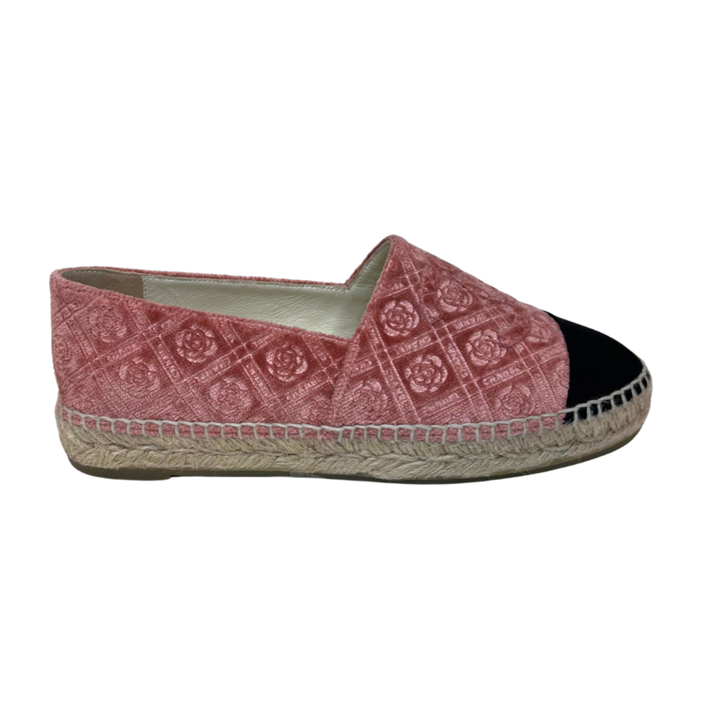 Chanel velvet espadrilles online