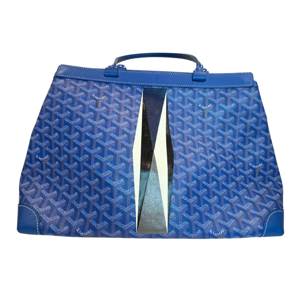 Goyard Blue Bella Chasse Tote Bag