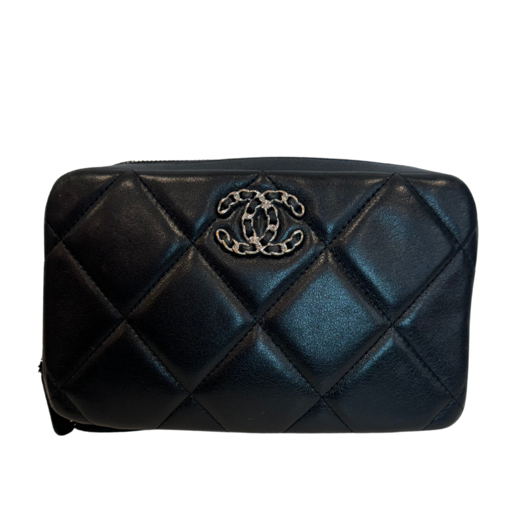 Chanel 19 Black Quilted Calfskin Crossbody 2022