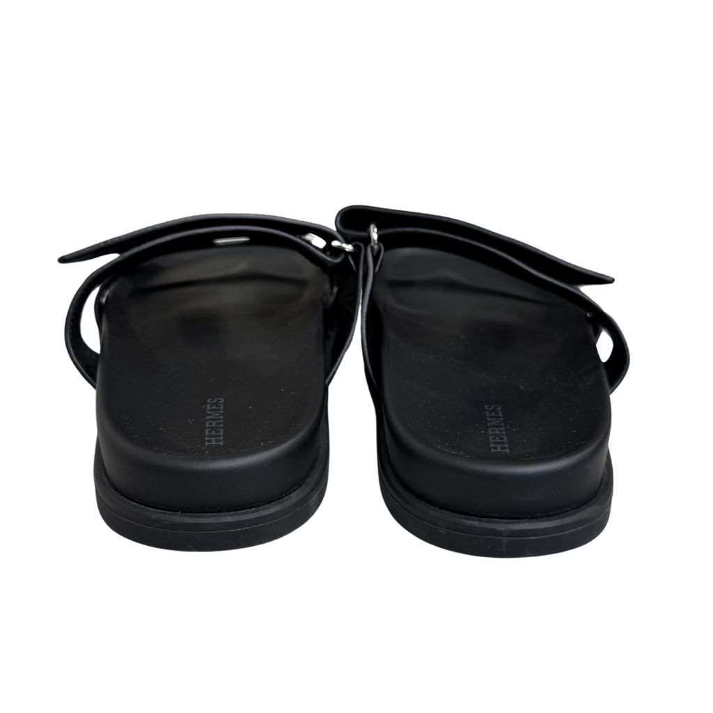 Hermes Black Chypre Sandal, 40