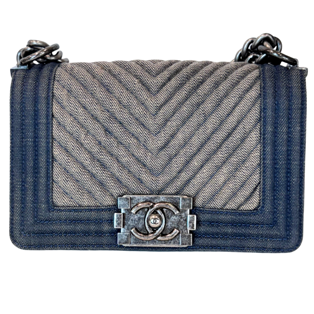 Chanel Denim LeBoy Bag Small