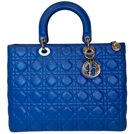 Lady Dior Blue Bag