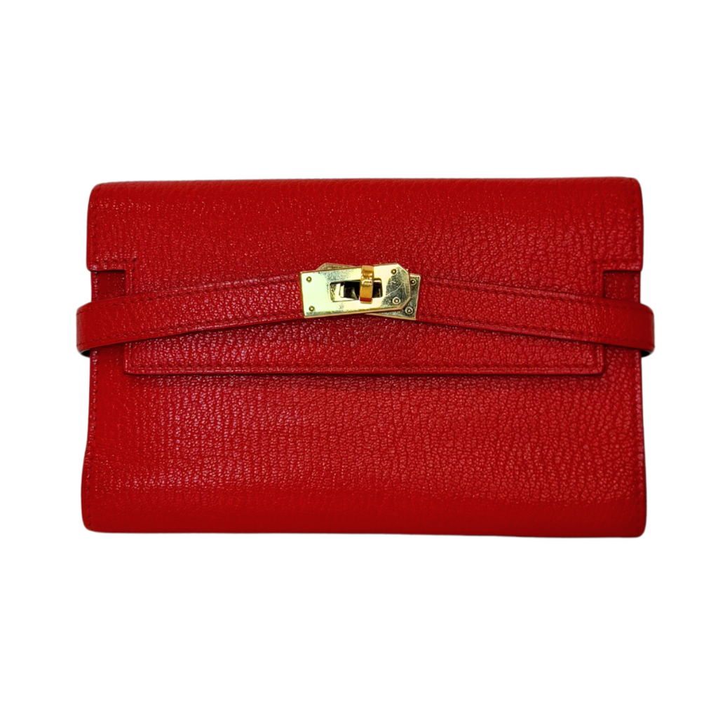 Hermes Red Kelly Wallet