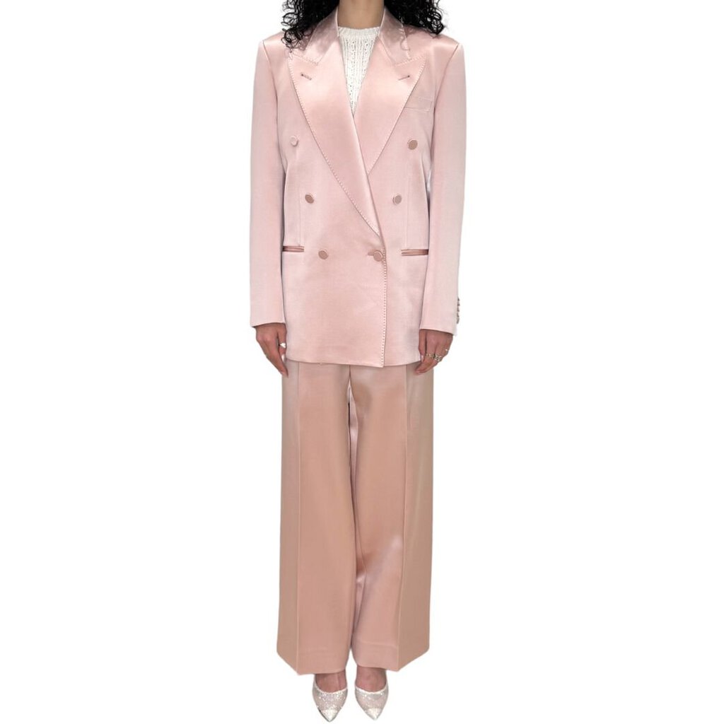 Gucci Pink Satin Suit Set, 40/44