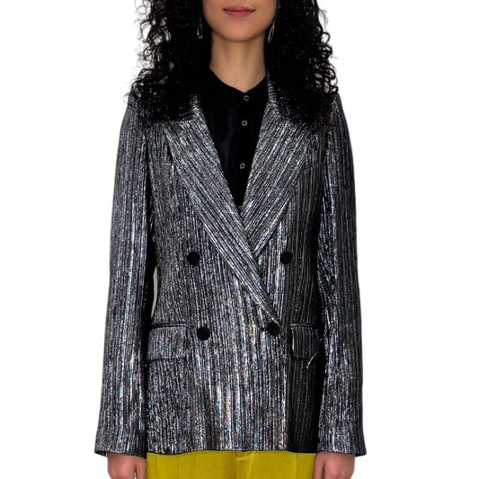 Isabel Marant Silver Double Breasted Blazer