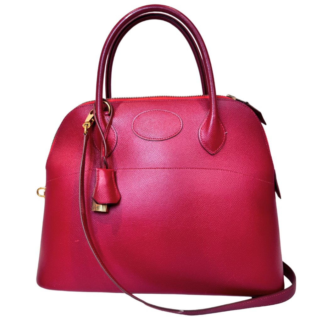 Hermes Red Bolide Bag 1995