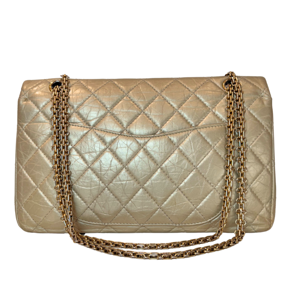 Chanel Gold Leather Reissue Flap Bag