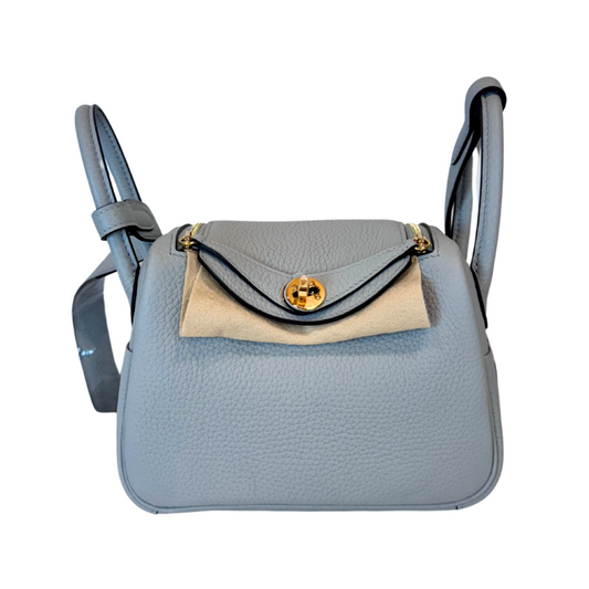 Hermes Blue Lindy Glassier Clemence 20 2024