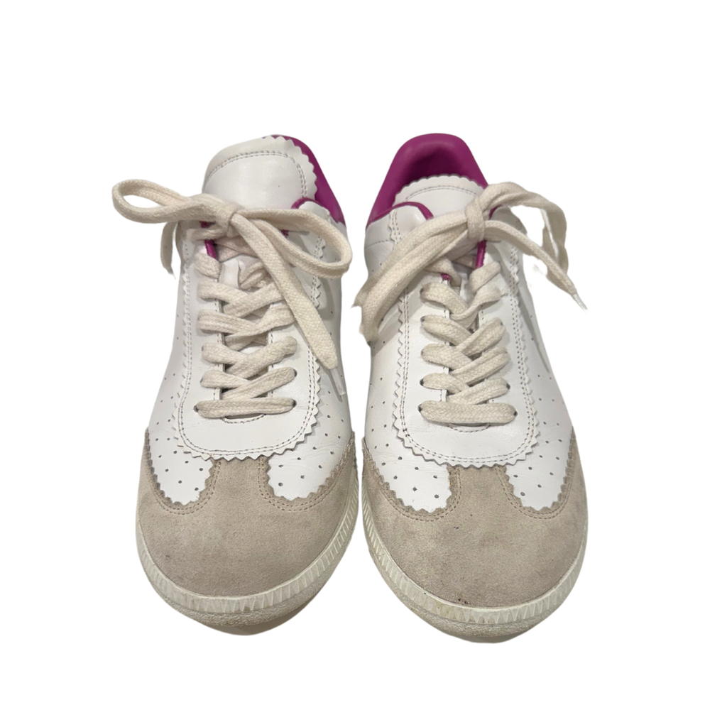 Isabel Marant Pink and White Sneakers, 36.5