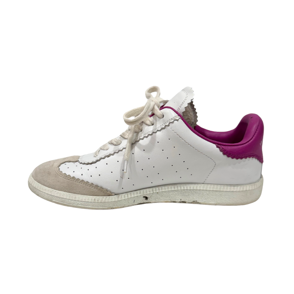 Isabel Marant Pink and White Sneakers, 36.5