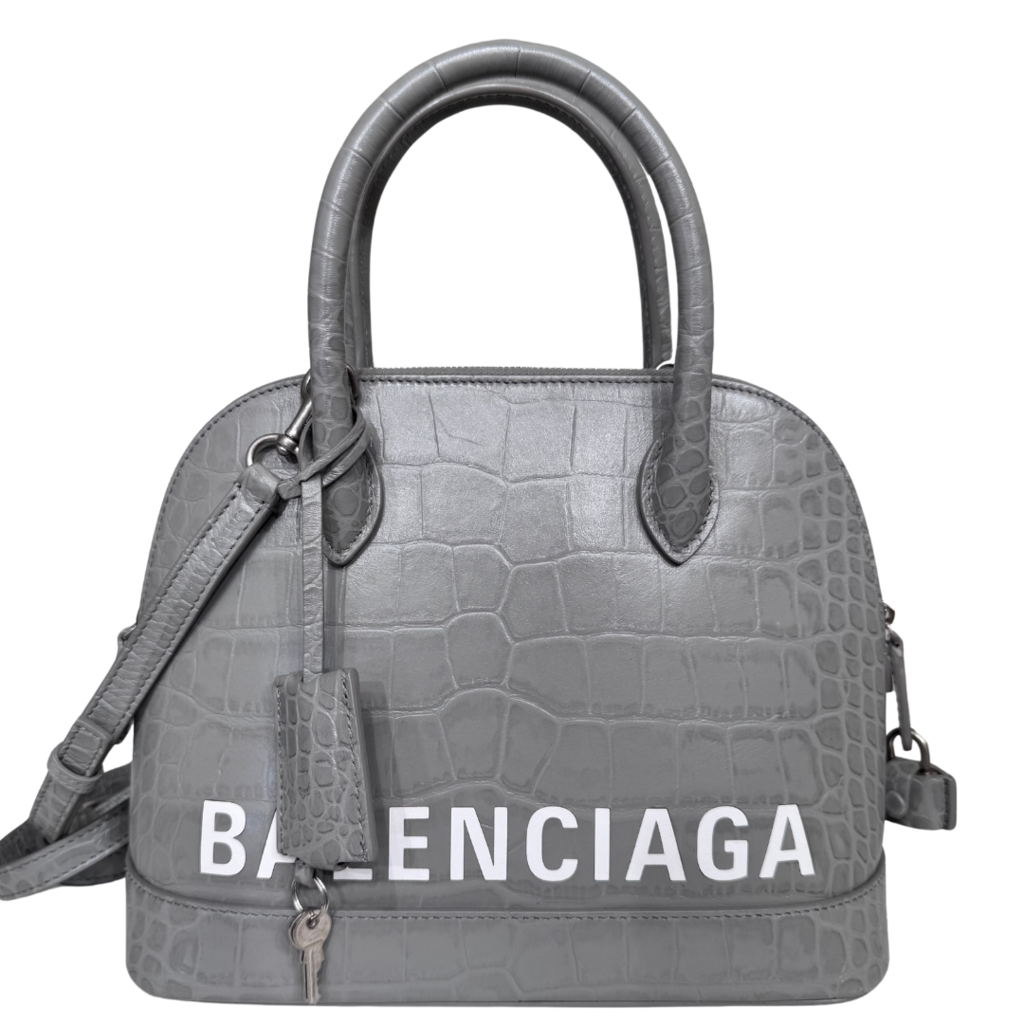 Balenciaga Grey Top Handle Bag