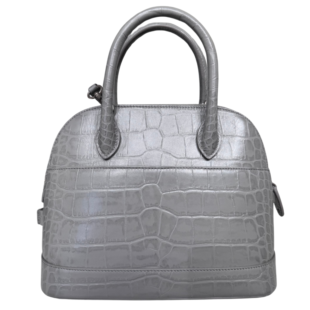 Balenciaga Grey Top Handle Bag