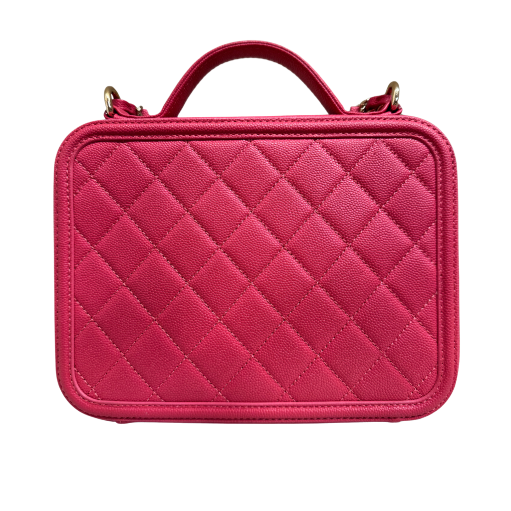 Chanel Pink Caviar Filigree 2 Way Bag