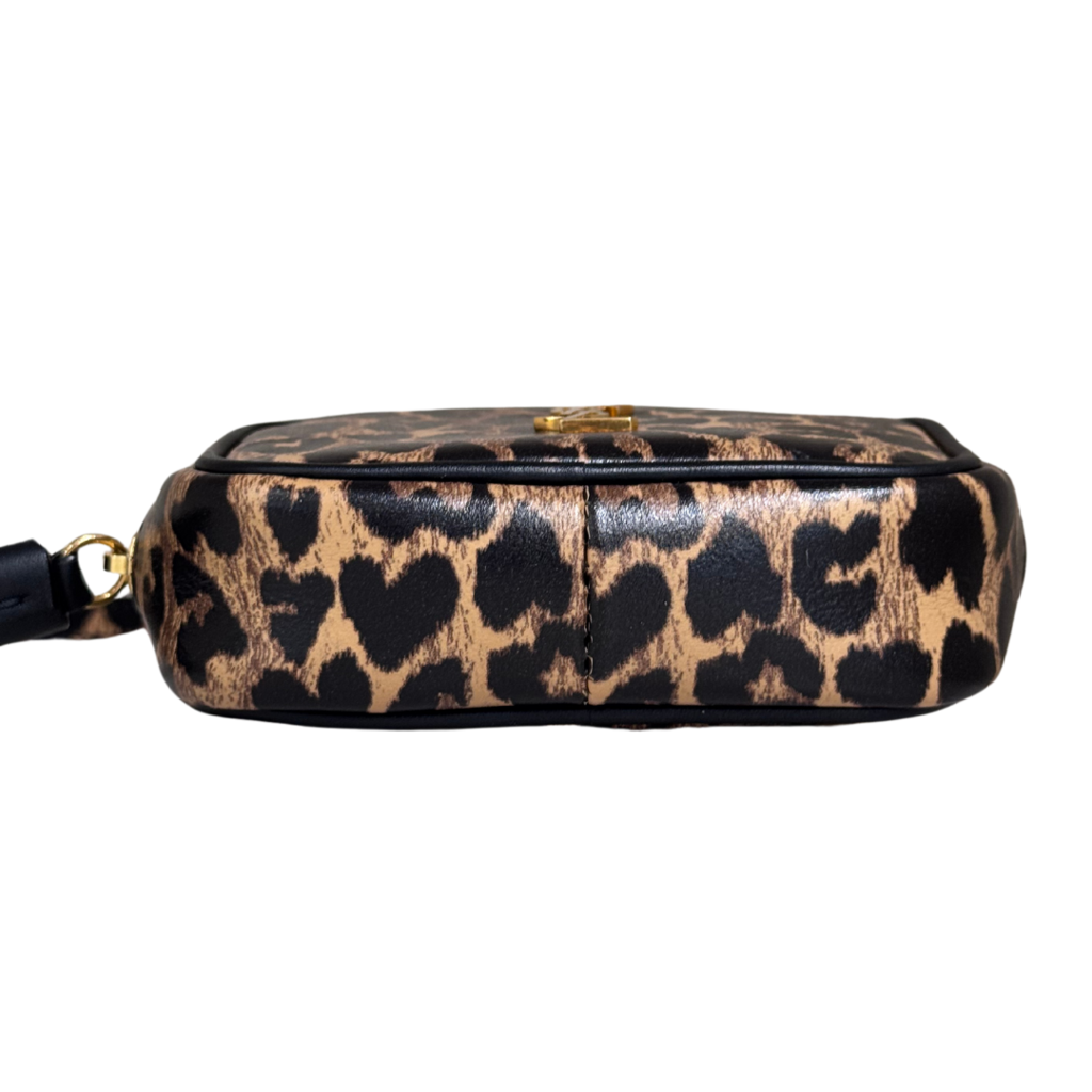 Saint Laurent Leopard Print Baby Lou Bag