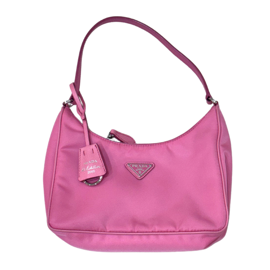 Prada Pink Re-Edition Hobo