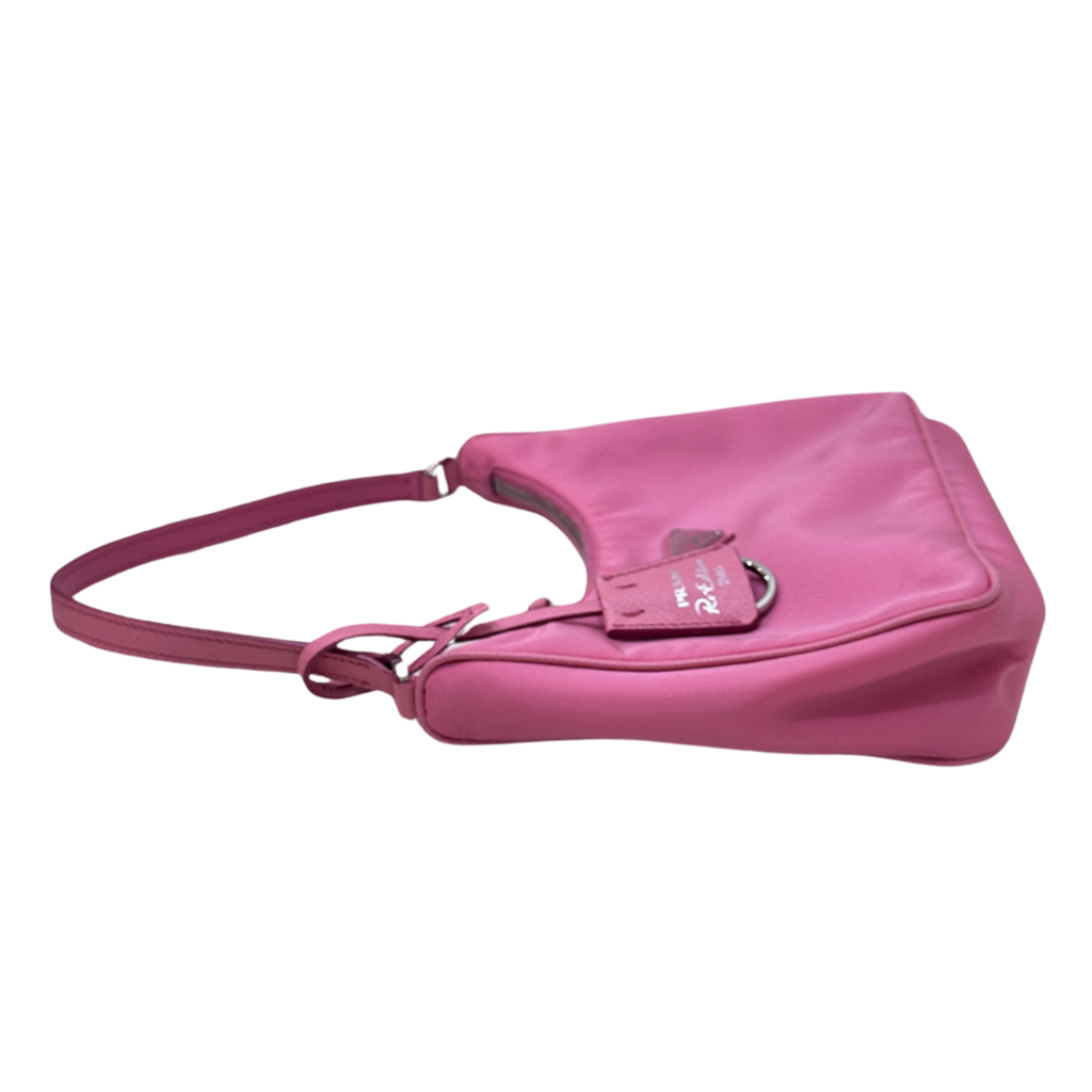 Prada Pink Re-Edition Hobo