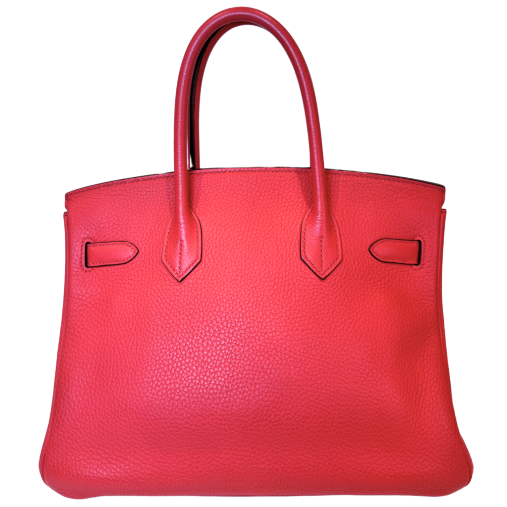 Hermes Birkin Rouge Pivoine Togo Palladium HW 30