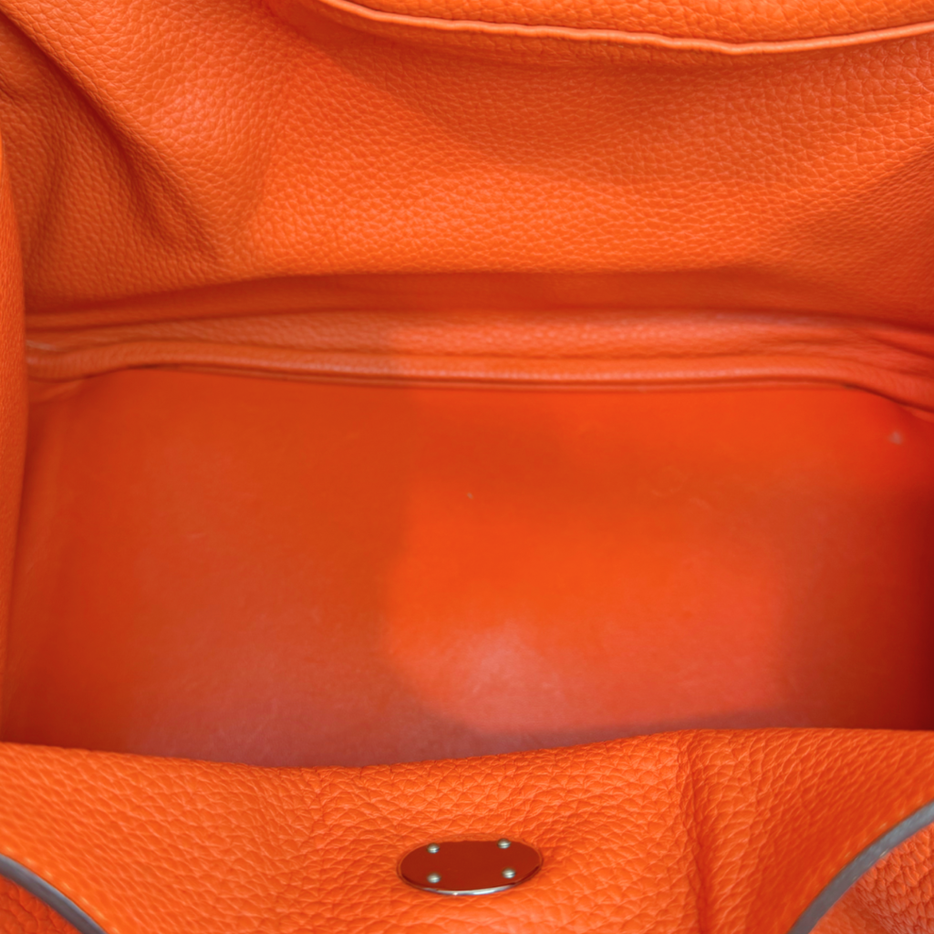 Hermes Orange Lindy 32